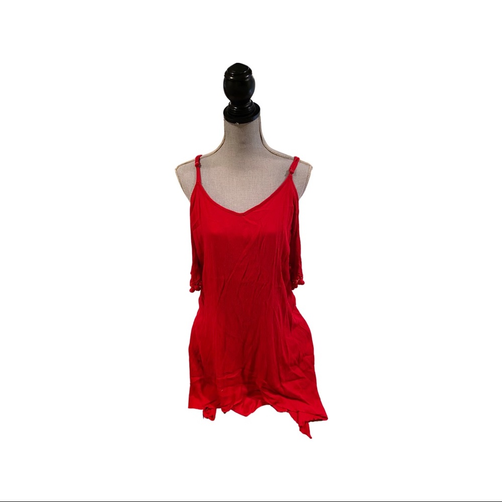 New York & Company cold shoulder top